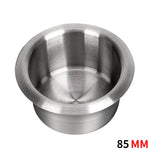 68/85/90mm Stainless Steel Marine Boat RV Cup Holder | Universal Rustproof Drink Bottl close-up view