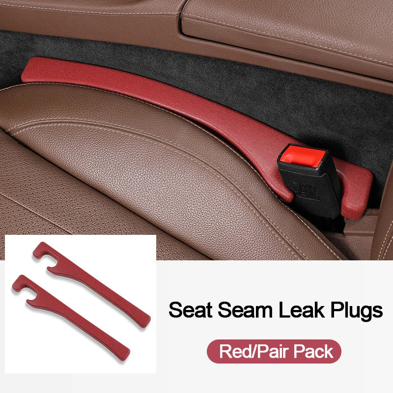 Car Seat Gap Filler Universal PU Leak-proof Filling Strip | Anti-Drop Seat Gap Strip w close-up view