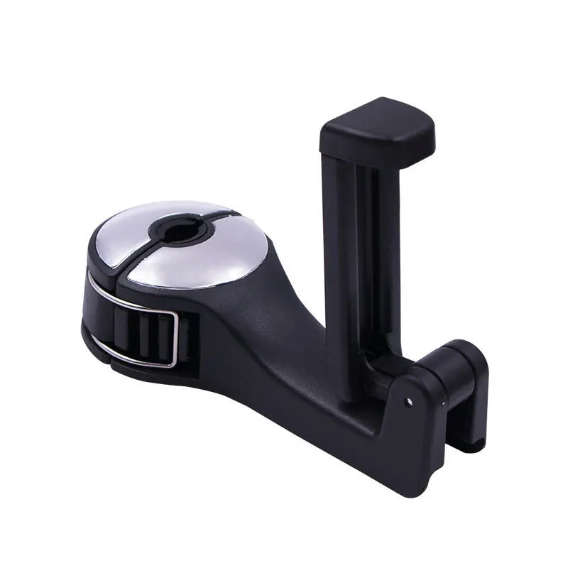 2 in 1 Car Headrest Hook Phone Holder Hanger