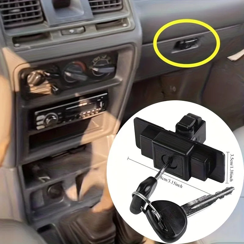 Key for The Glove Compartment Lock MB846665, Compatible with for MITSUBISHI Montero A alternate view