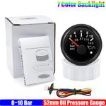 ZMFJH 7 Color Light 52mm Car Gauge Set | Fuel Water Level Voltmeter Oil Pressure Temp lifestyle view