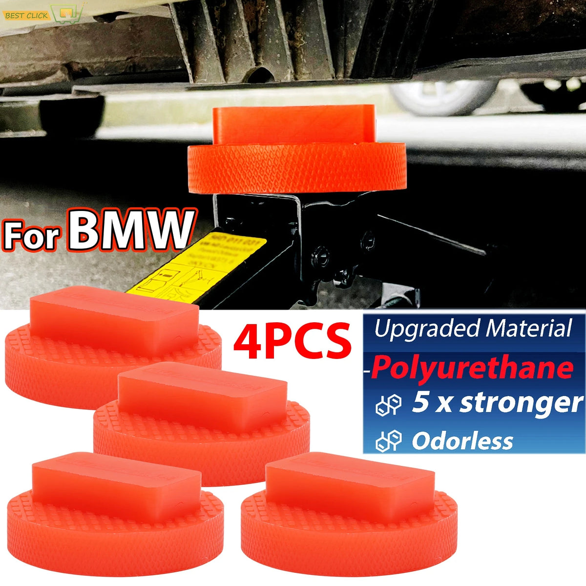Polyethylene Floor Jack Stand Point Pad Jacking Lift Mount Support Adaptor For BMW 1 2 3 4 5 7 Serie