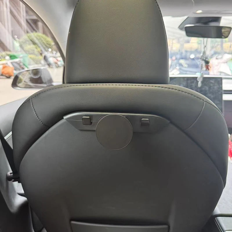 For Tesla Model 3 Y 2021 2022 2023 2024 2025 Car Rear Seat Pad Phone Magnetic Holder Mount Stand Accessories Trim