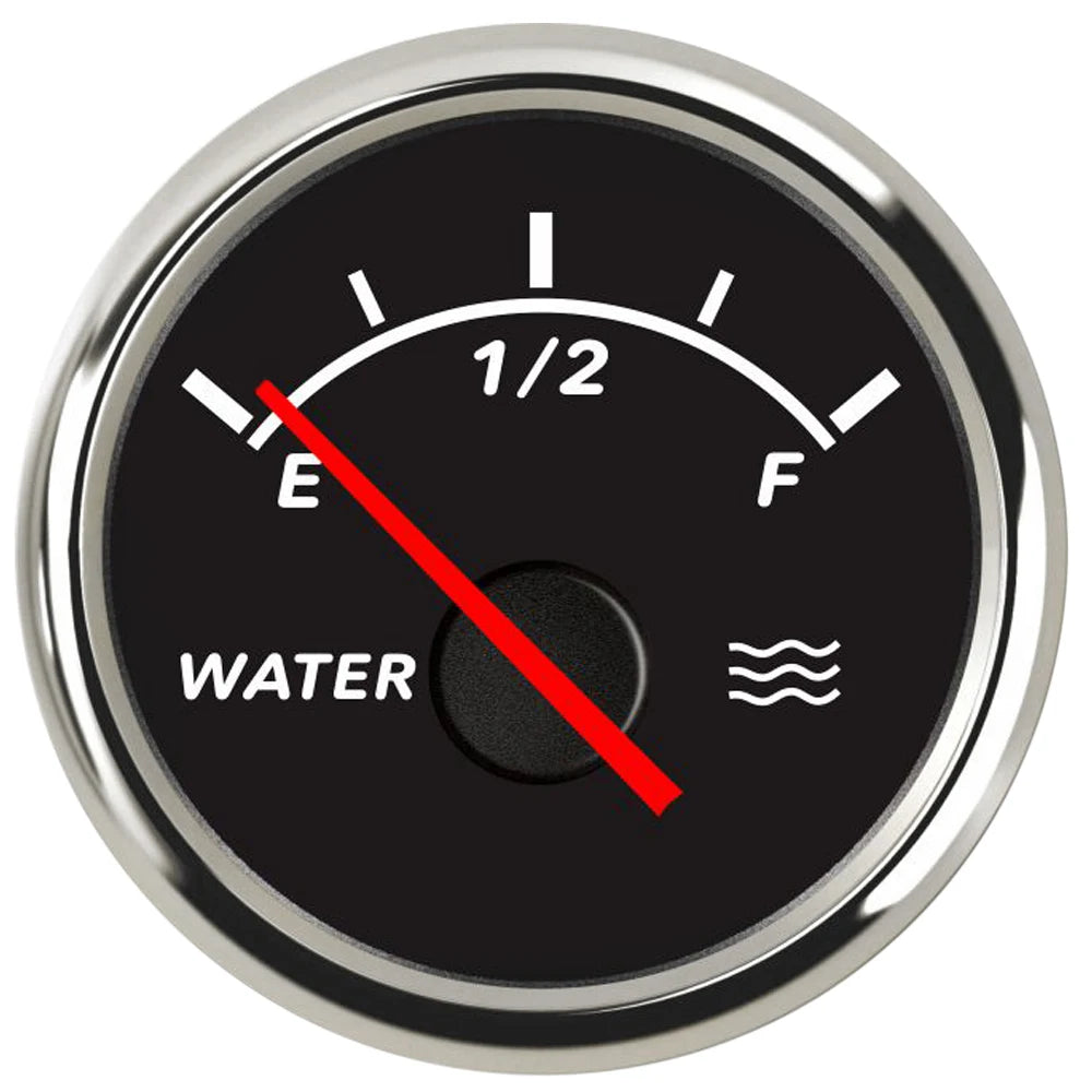 52MM Water Level Gauge with Red Backlight | 0-190 Ohm Water Tank Sensor and Meter alternate view