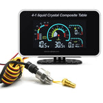 3-in-1 Auto Car LCD Meter Digital Oil Pressure Voltage Water Temperature Gauge Univers close-up view