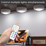 RGB LED Under Cabinet Lights Wireless Battery Remote Control detail view