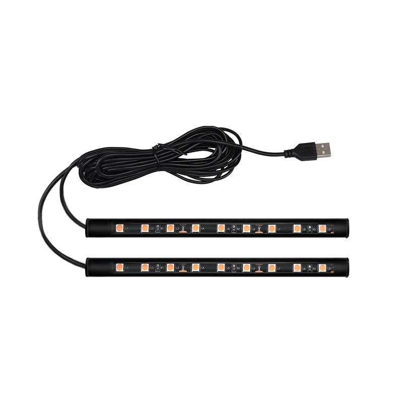 Neon LED Car Interior Ambient Foot Light With USB alternate view