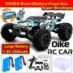 Oike 4WD 1:16 80KM/H Super Brushless 50KM/H Brushed RC Car 4x4 Off Road Remote Cont additional angle