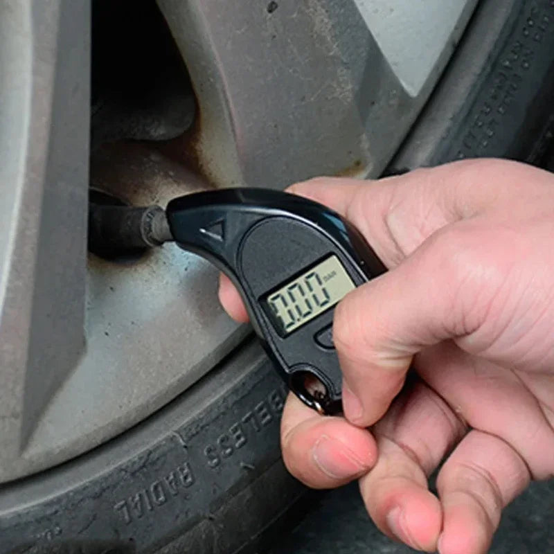 5-100 PSI Digital Tire Pressure Gauge | Keychain Car Tire Tester with LCD Display