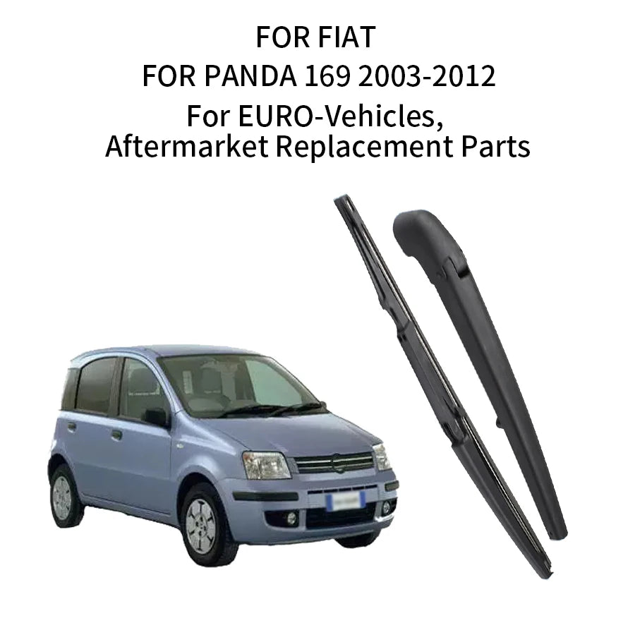Rear Windscreen Wiper Arm & Blade Set For Fiat For Panda 169 2003-2012