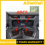 New Front Left Right Air Conditioner Outlet AC Vent Grille Slider Clip Knob For Skoda Octavia 3 MK3 A7 RS 2015-2021 5E0820951-A