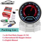 52mm Analog Gauge Set | White LED Car Gauges with Holder alternate view