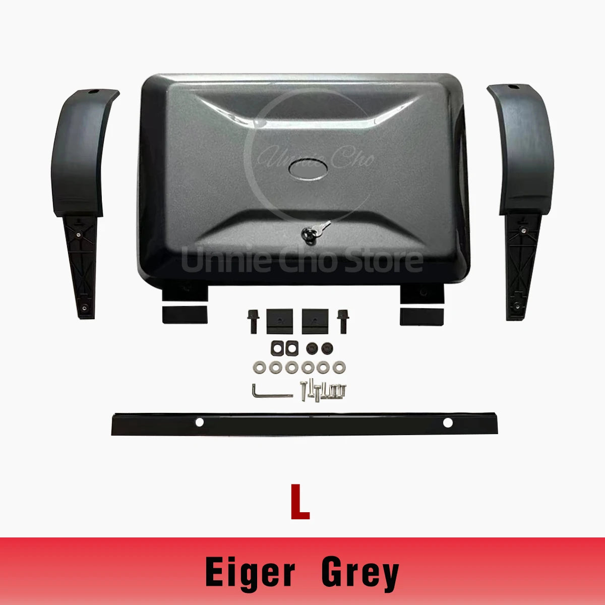 Side Toolbox Storage Box for Land Rover Defender 110 | Roof Mounted Gear Carrier with close-up view