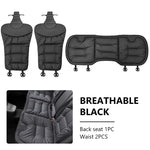 AUTOMECHANIST Car Seat Cover Front Rear Seat Cushion Protector Nappa Leather Soft Seat M detail view