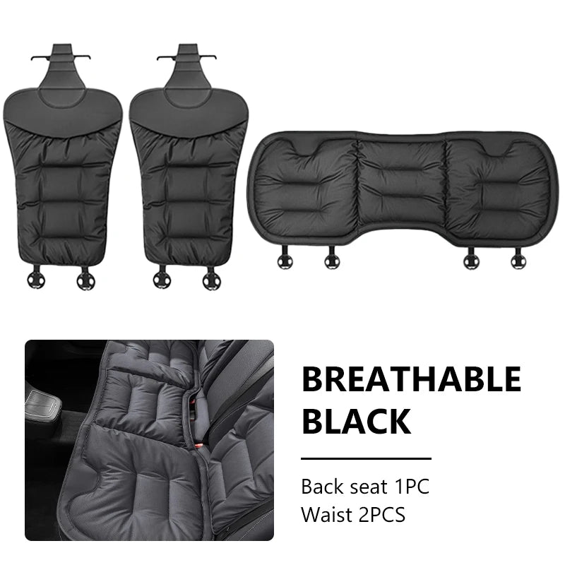 AUTOMECHANIST Car Seat Cover Front Rear Seat Cushion Protector Nappa Leather Soft Seat M detail view