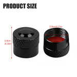 4PCS Tire Valve Stem Caps with O Rubber Ring | Universal Corrosion Resistant Stem Cov alternate view