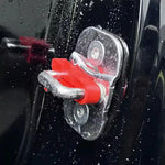 4pcs Car Door Lock Shock Absorber Silicone Cover Noise Reduction & Anti-Collision Pad lifestyle view