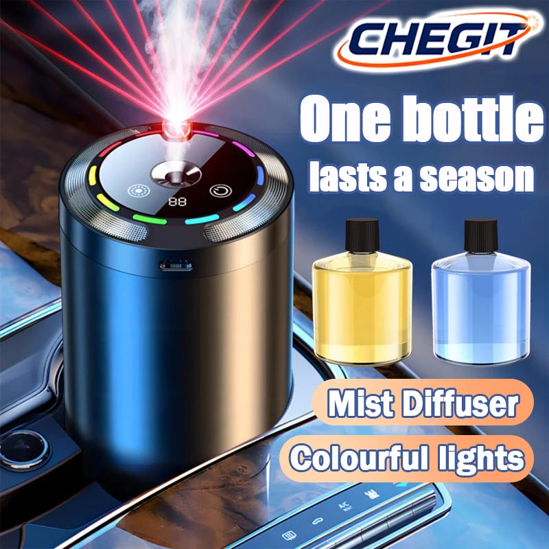 Smart Car Air Freshener Adjustable Car Smell Air Freshener Automatic Car Scent Starry Sky Ceiling Ambient Light Car Accessories