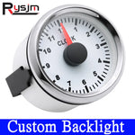 52mm Waterproof Clock Gauge 0-12 Hours | Red Blue White Backlight Hourmeter for Car T alternate view