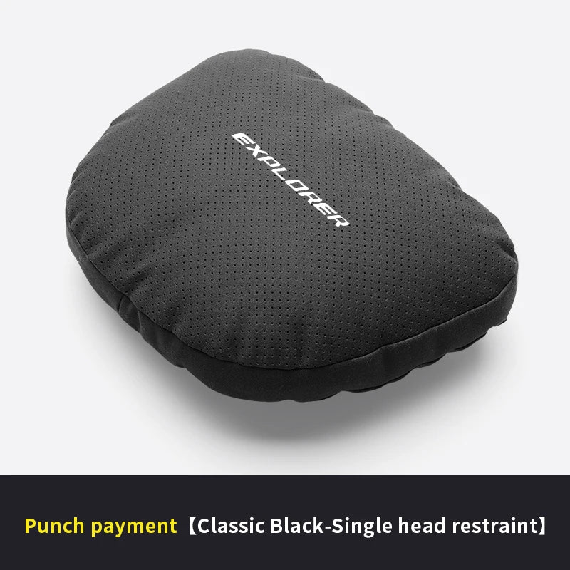 Car Interior 5Color Selectable Headrest For Ford Explorer Auto Headrest Neck Support Lumbar Cushion Soft Neck Pillow Accessories