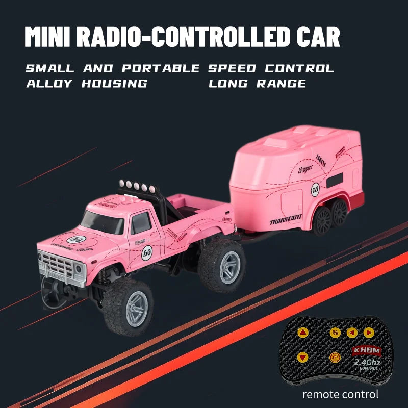 New RC Car MINI Alloy 1/64 Remote Control Car Convenient to Carry 60 Minutes of Work Tim detail view