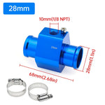 Water Temperature Sensor Adapter | Radiator Hose Gauge Adapter for Car Boat additional angle