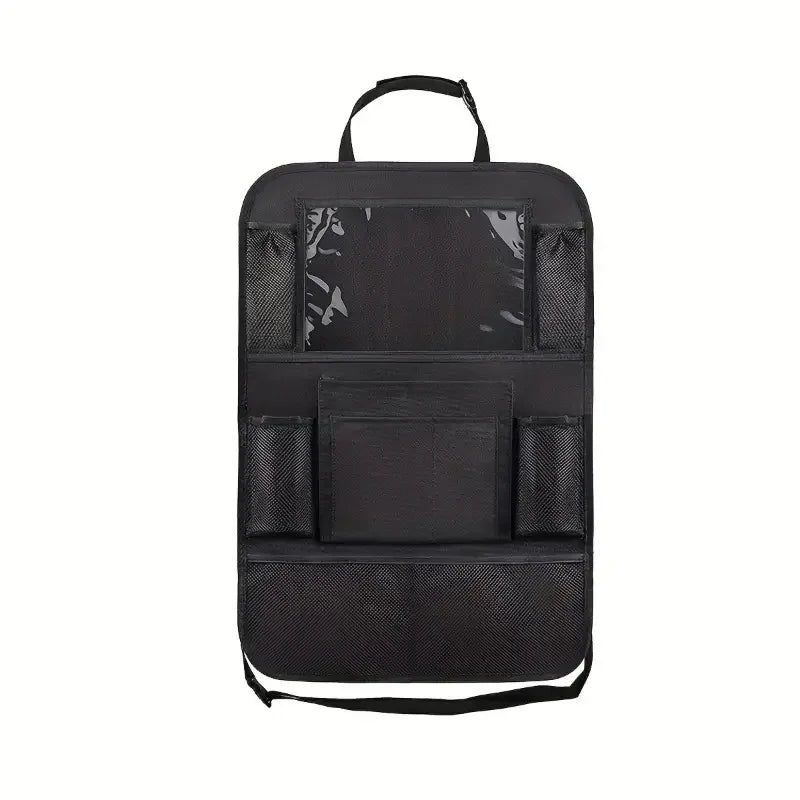 1pc Multifunctional Oxford Cloth Car Seat Storage Bag with Backrest Hanging Storage B alternate view