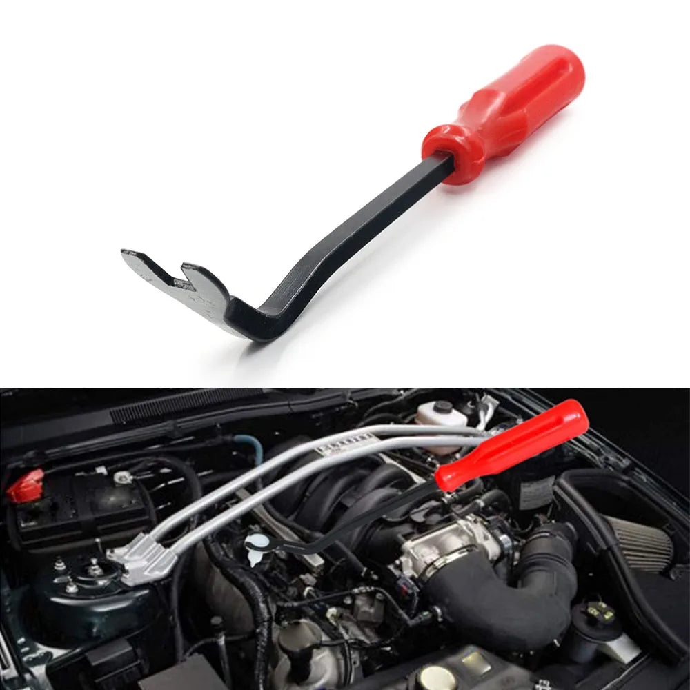 4pcs/Set Portable Car Panel Removal Tool Kit Nail Puller Radio Audio Door Pry Repair C close-up view