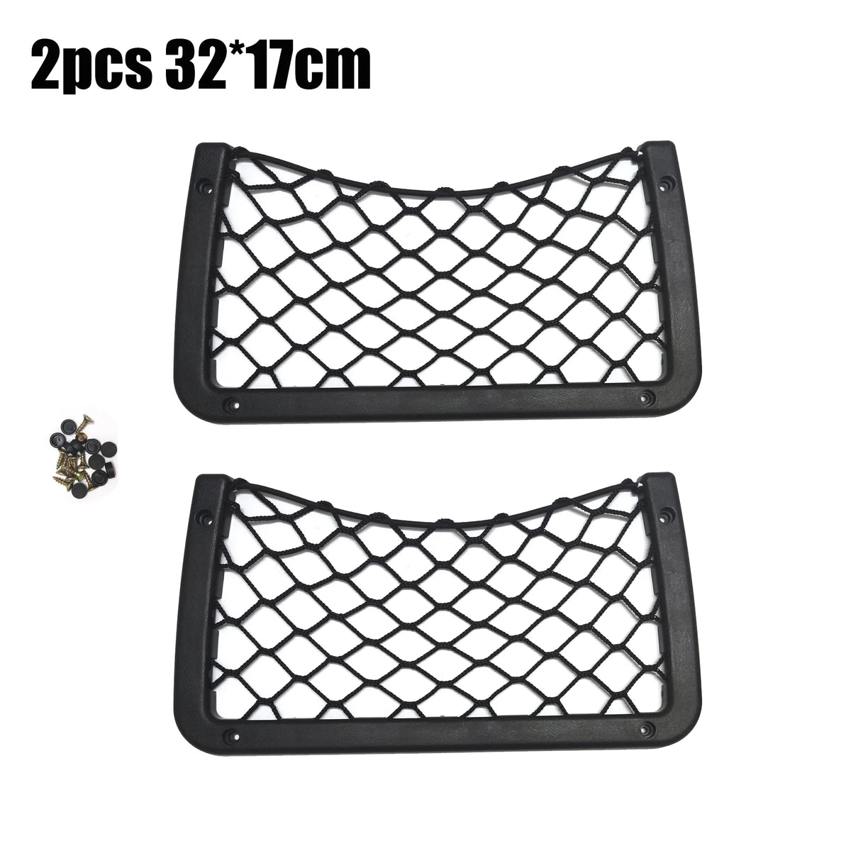 42x21cm/36x18cm/32x21cm/32x17cm Car Organizer Net Pocket Car Net Bag Phone Holder Rac lifestyle view