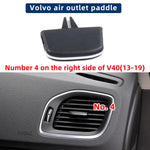 Car Front AC Conditioning Air Vent Grille Outlet Tab Slider Clip Repair Kit For Volvo V60 S60 V40 11-19 Auto Replacement Parts