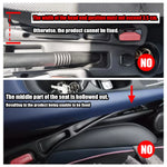 2pcs Car Seat Gap Filler, Dual Slot Design, Car Interior Accessories, Phone & Key Sto lifestyle view