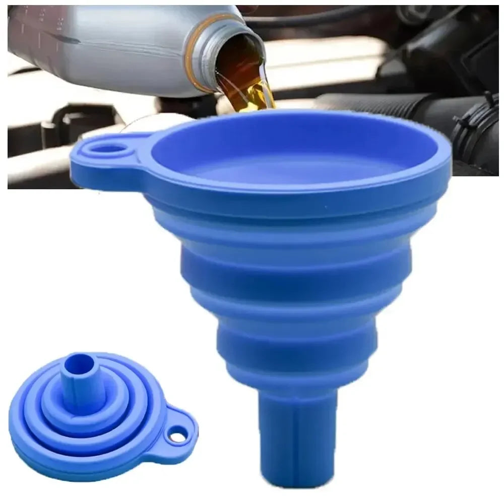Long Nozzle Plastic Oil Funnel Fuel Filling Tool additional angle