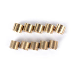 5pcs billiards snooker copper ferrule brass snooker pool cue ferrules cue repair detail view
