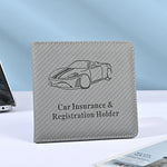 PU Car Registration and Insurance Card Holder alternate view
