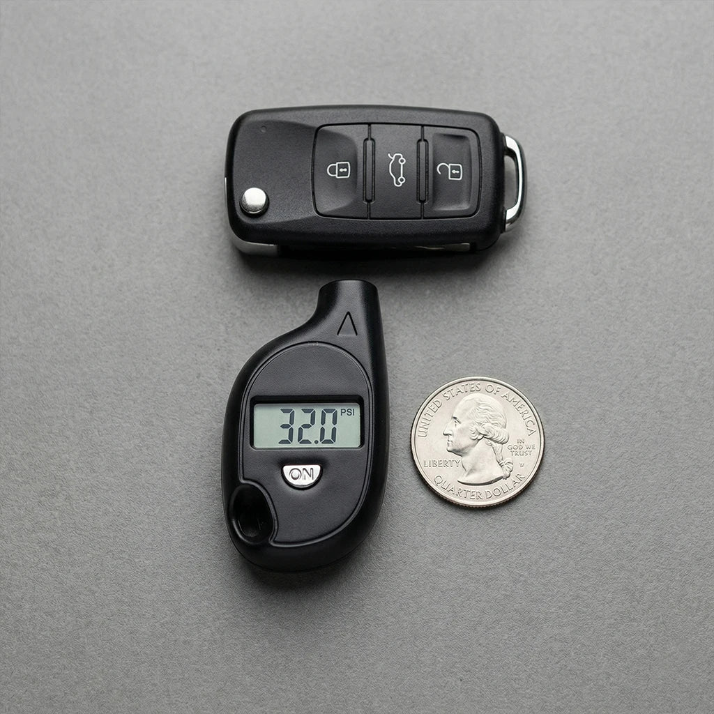 Digital Tire Pressure Gauge | Car Motorcycle Safety Alarm with LCD Display