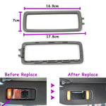 970 2010-2016 Car Front Sunshade Bezel Sun Visor Cover Frame Makeup Vanity Mirror Holder Outer Panel For Porsche Panamera