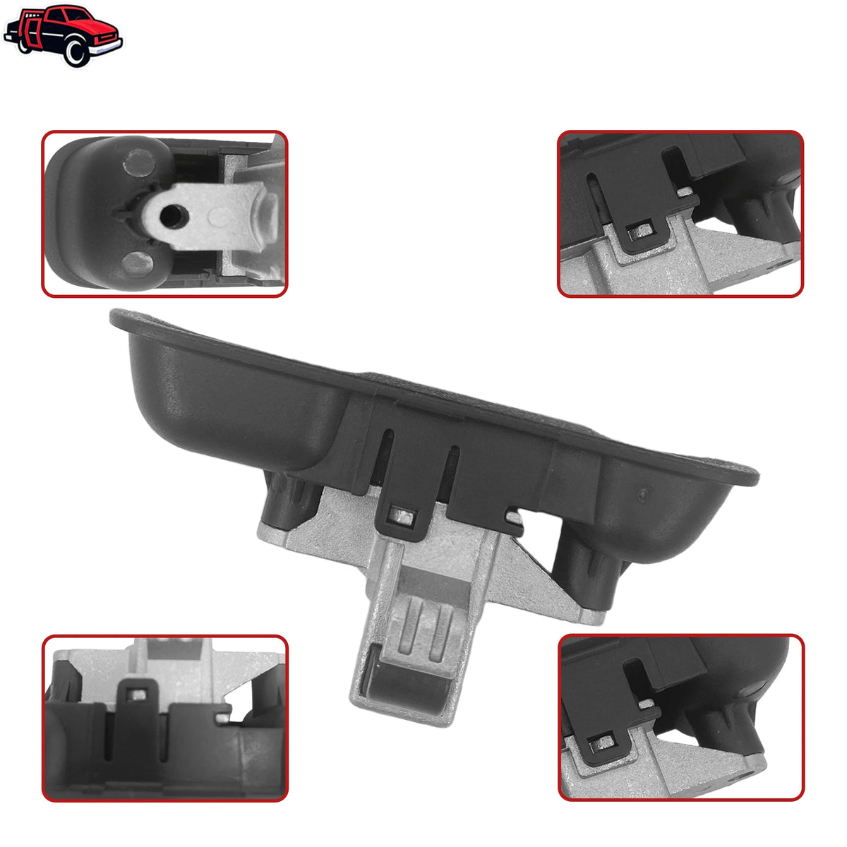 Car Glove Box Lock kit Latch Lock Switch Handle For Mitsubishi Pajero Montero MK3 V additional angle