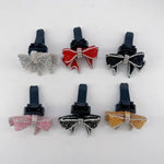 Car Perfume Clip Bow Air Outlet Decorations Car Air Conditioner Air Vent Interior Dec lifestyle view