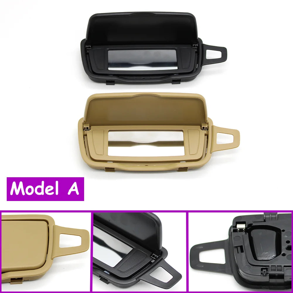 GT3 981 982 911 991 991 992 Car Front Left Right Sun Visor Vanity Mirror Cover For Porsche Boxster Cayman Carrera Traga