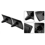 Pair Car Air Conditioning Wind Shield/ Air Vent Deflector Car A/C Outlet Wind Shield/ Air Outlet Baffle Windproof With Clip