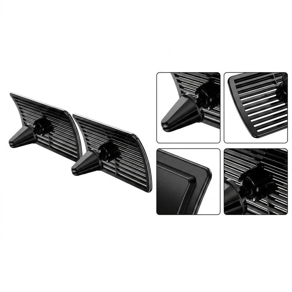 Pair Car Air Conditioning Wind Shield/ Air Vent Deflector Car A/C Outlet Wind Shield/ Air Outlet Baffle Windproof With Clip