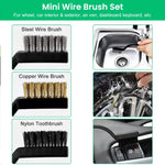Detailing Brush Set Power Scrubber Drill Brushes Car Polish Pads Car Cleaning Brush Fo close-up view