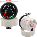 52MM Rudder Position Indicator with Sensor | Waterproof Rudder Angle Display 0-190 Ohm f detail view