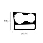 For Audi A4 B8 2009-2016 Piano Black Car Interior Accessories Center Gear Shift Panel lifestyle view