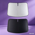 Car Front Windshield Sunshade Silver Titanium Heat Insulation additional angle