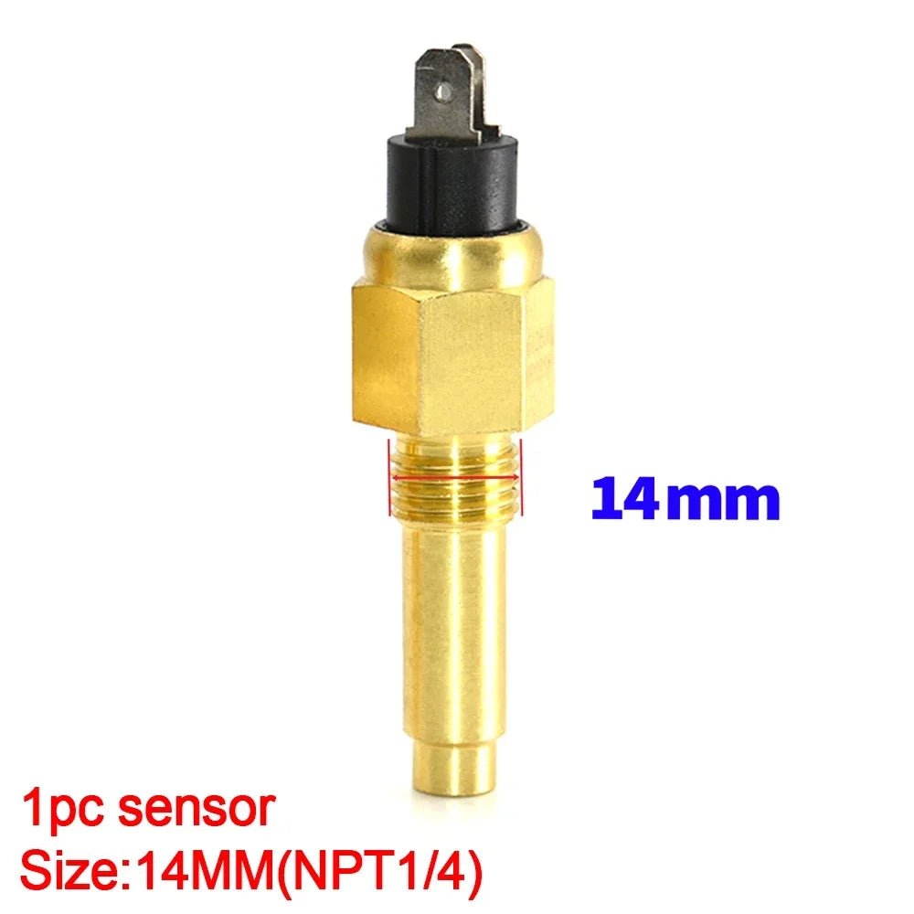 3 in 1 Car Gauge Water Temperature Oil Pressure Voltmeter 52mm Digital Red Backlight alternate view