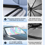 Car Windshield Sunshade Anti-UV Thermal Insulation Front Shield lifestyle view