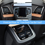 1/2/4/6 PCS Car Front Rear Air Conditioning AC Vent Grille Outlet Tab Clip Slider Repair Kit For Volvo XC90 V90 S90 2015-2024
