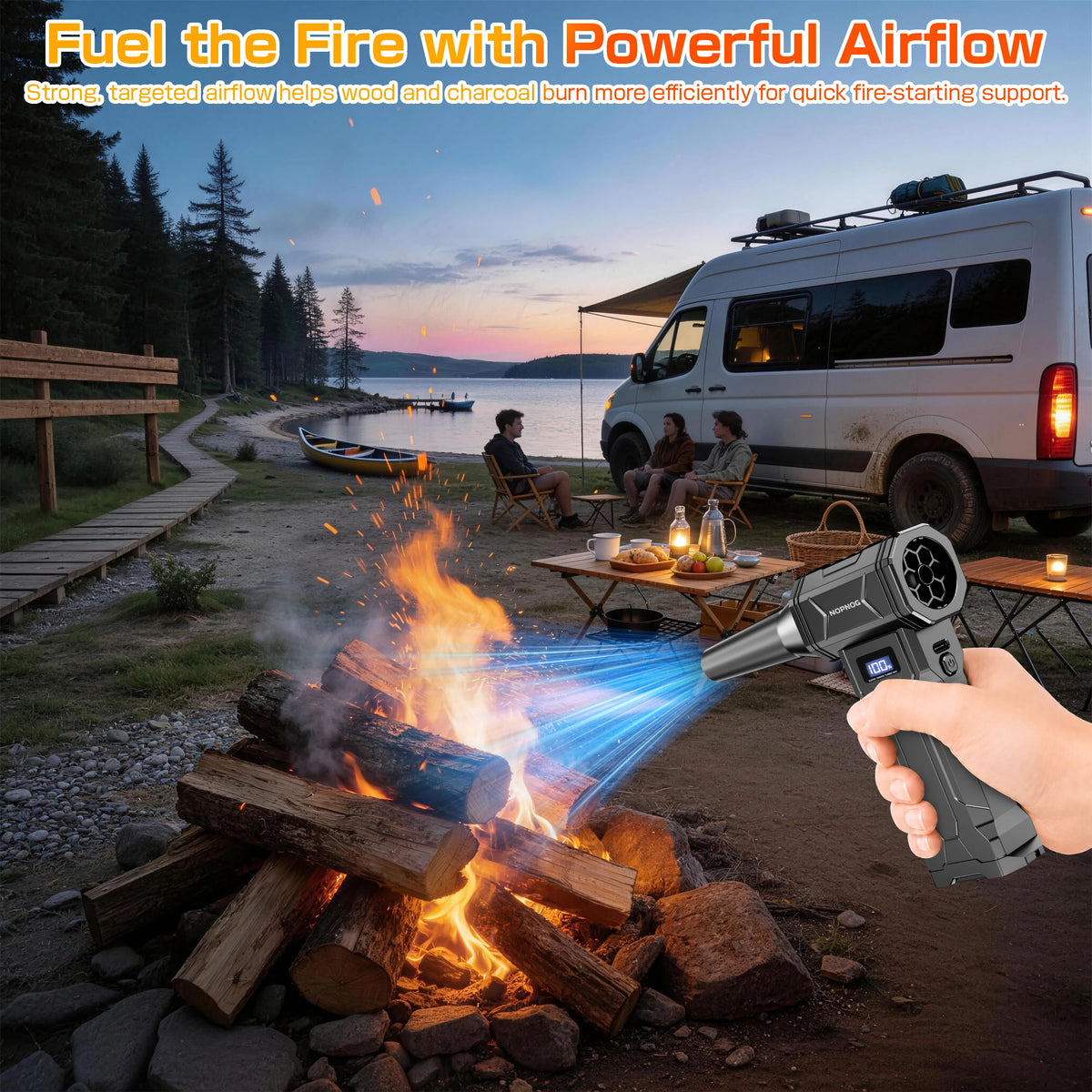 Blower Car Vacuum Cleaner Turbo Fan Violent Jet Fan Cleaning Blowing Tools Auto Dust Col detail view