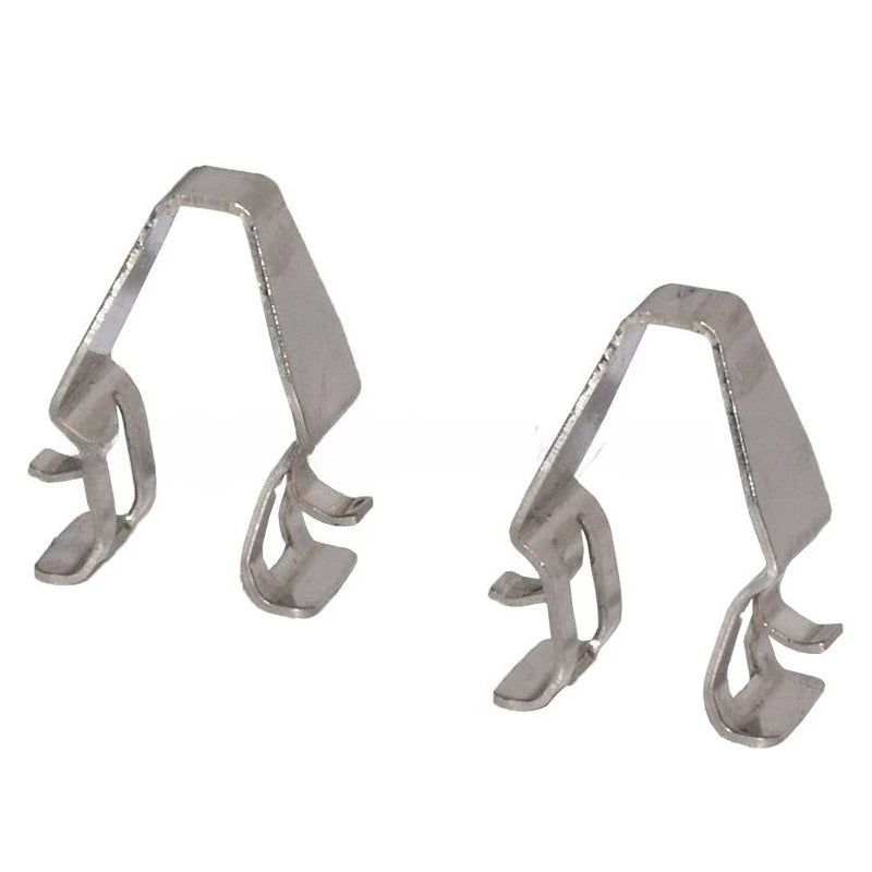 10PCS 6R0867633 Car Sun Visor Vanity Mirror Fixing Iron Fastener Clip Bracket for Volkswagen Passat Sagitar Beetle Scirocco